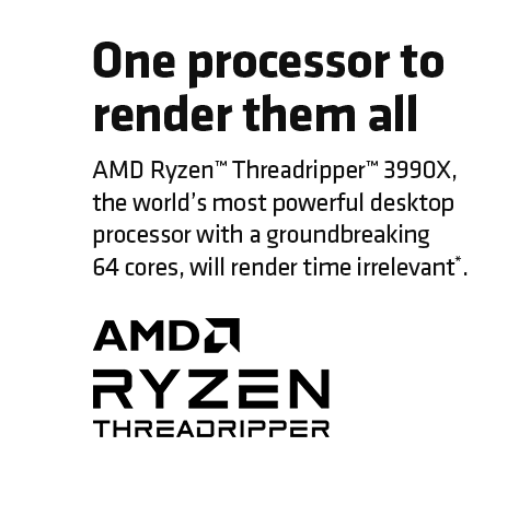 AMD threadripper 3990X
