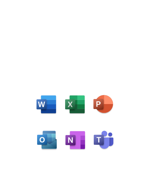 Microsoft Products Logos - Group 2
